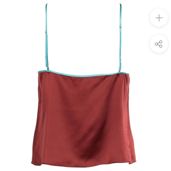 Dannijo Copper Lace Trim Camisole - Picture 5 of 7